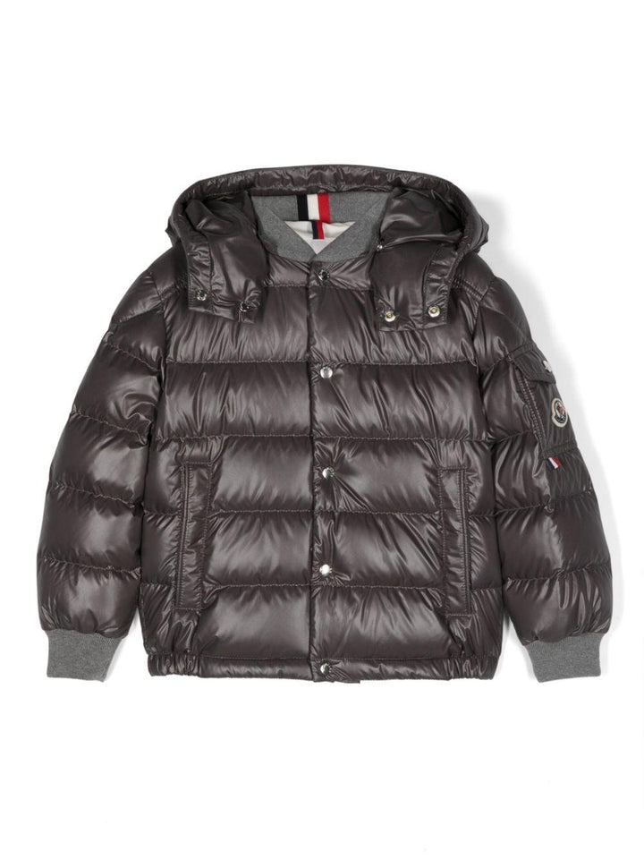 Piumino grigio bambino 1A00018595ZJ 918 Moncler Kids 