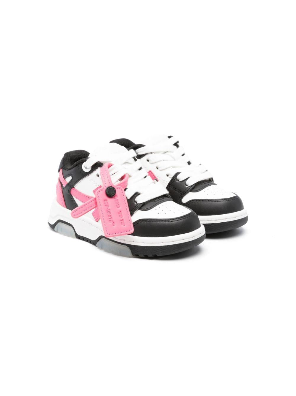 Sneakers nero/rosa bambina OGIA007F23LEA001 1032 off-white kids 
