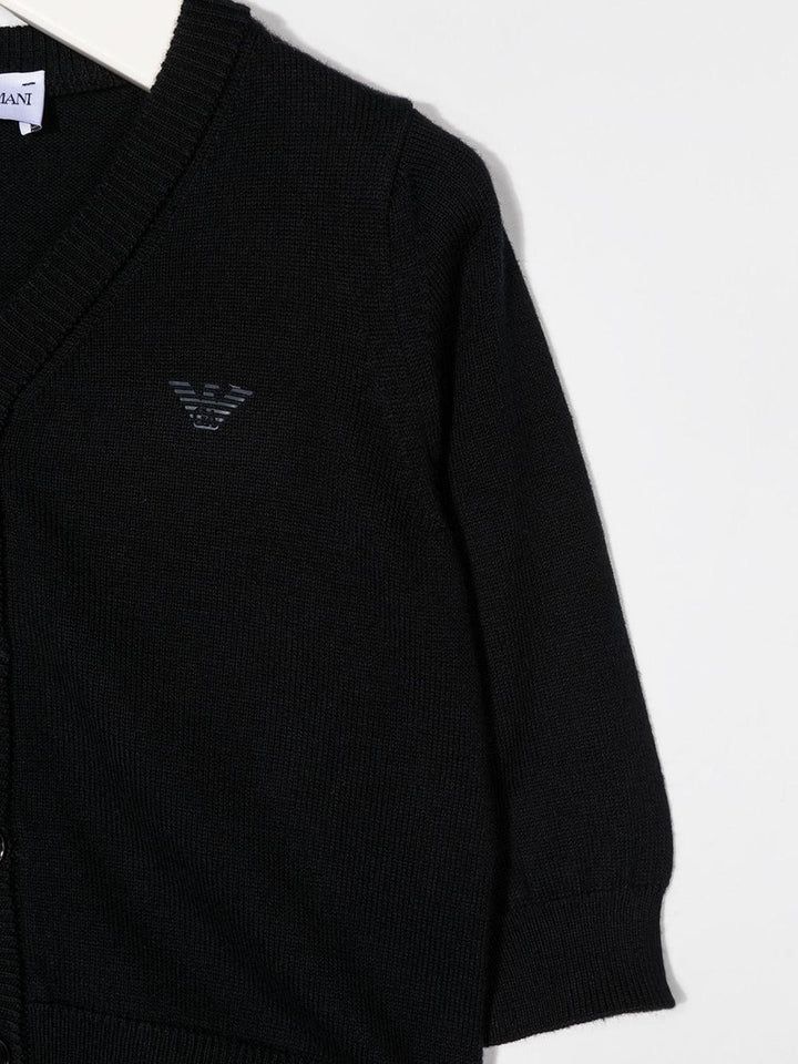 Cardigan blu neonato