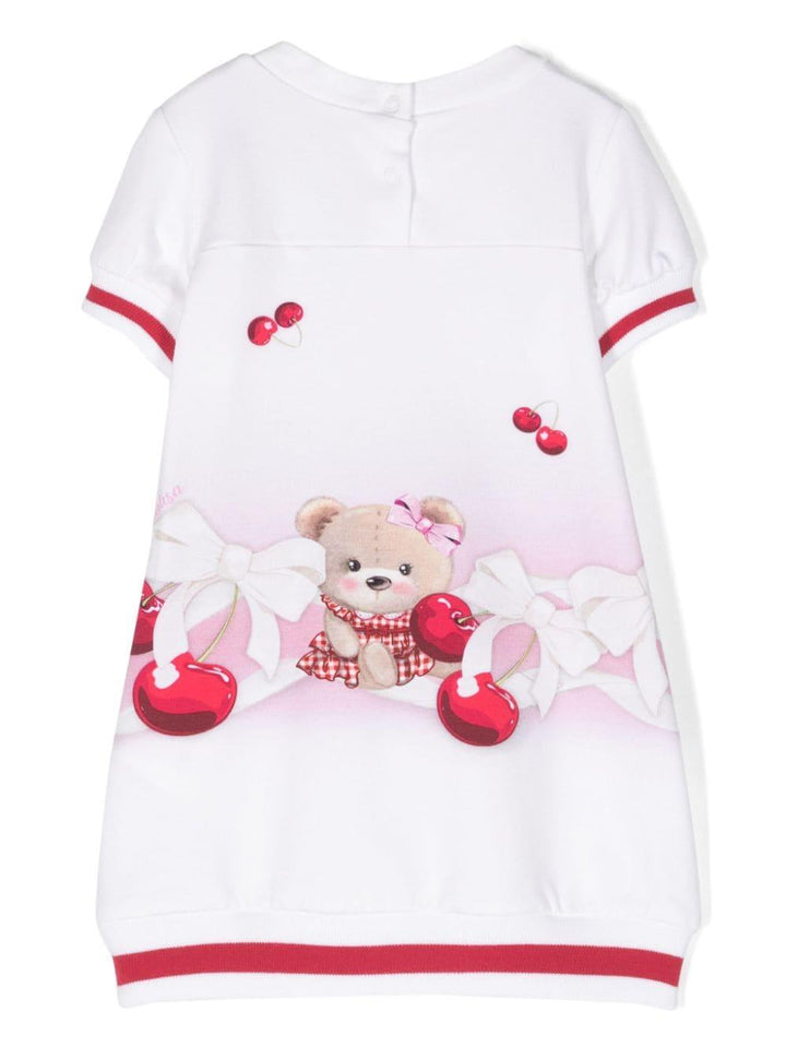 Abito neonata bianco/multicolore
