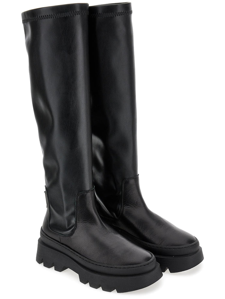 Stivali neri bambina 87B0202722 0050 Monnalisa kids 