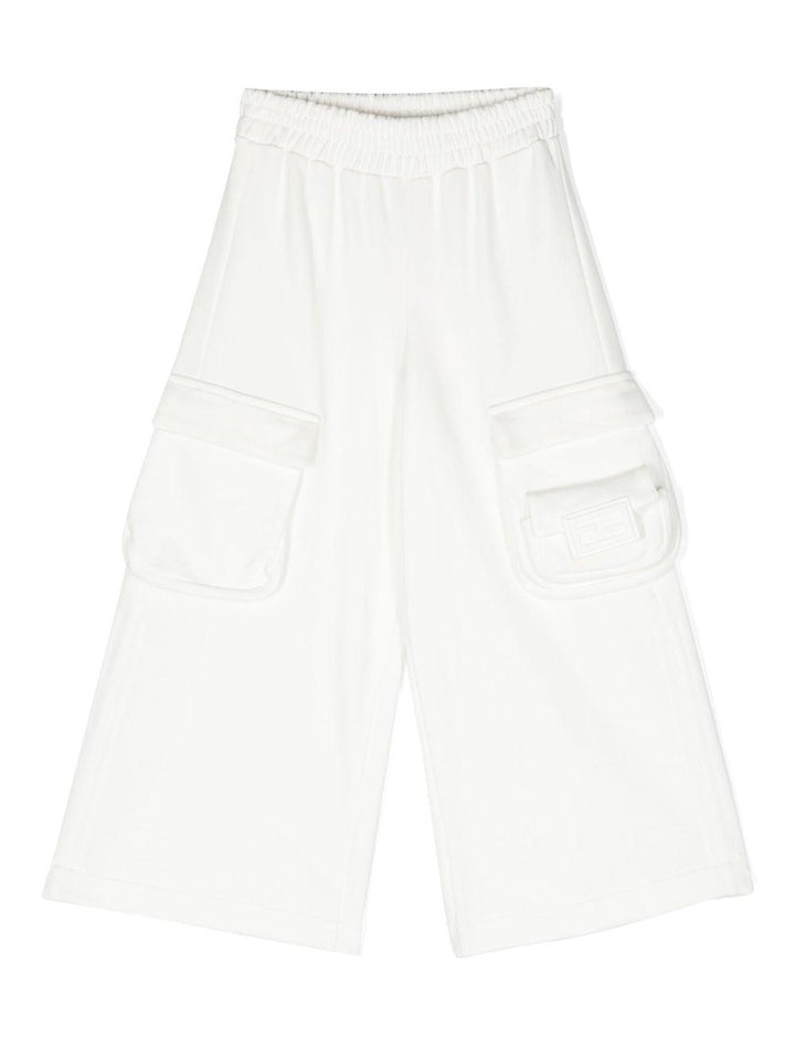 Pantaloni bianchi bambina
