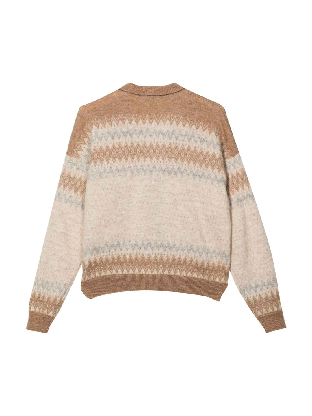 Cardigan beige bambina