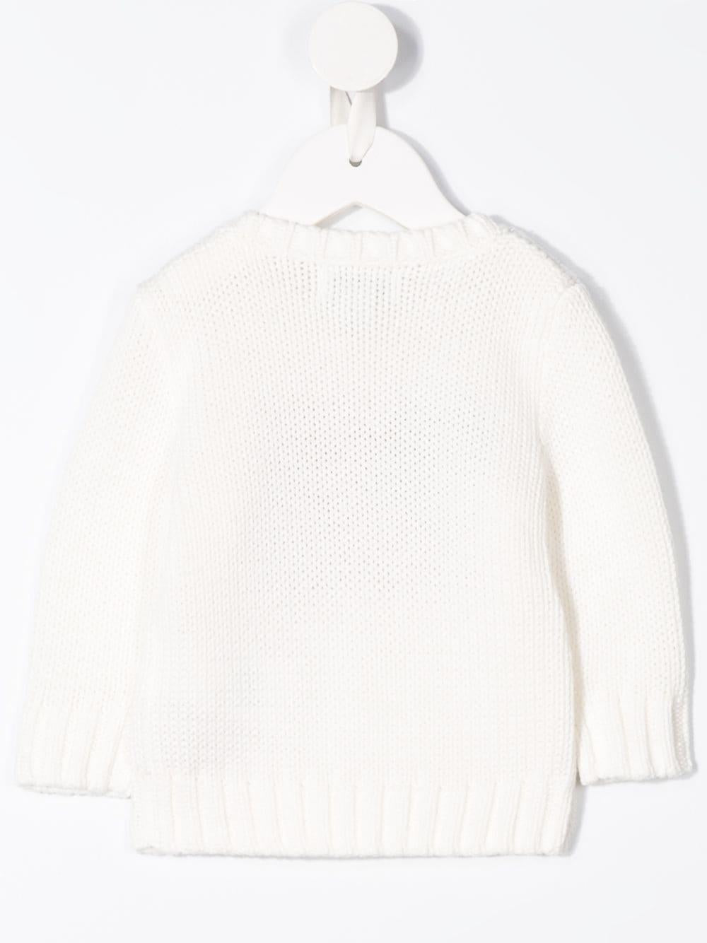 Maglione bianco neonato 320668285 006 RALPH LAUREN KIDS 