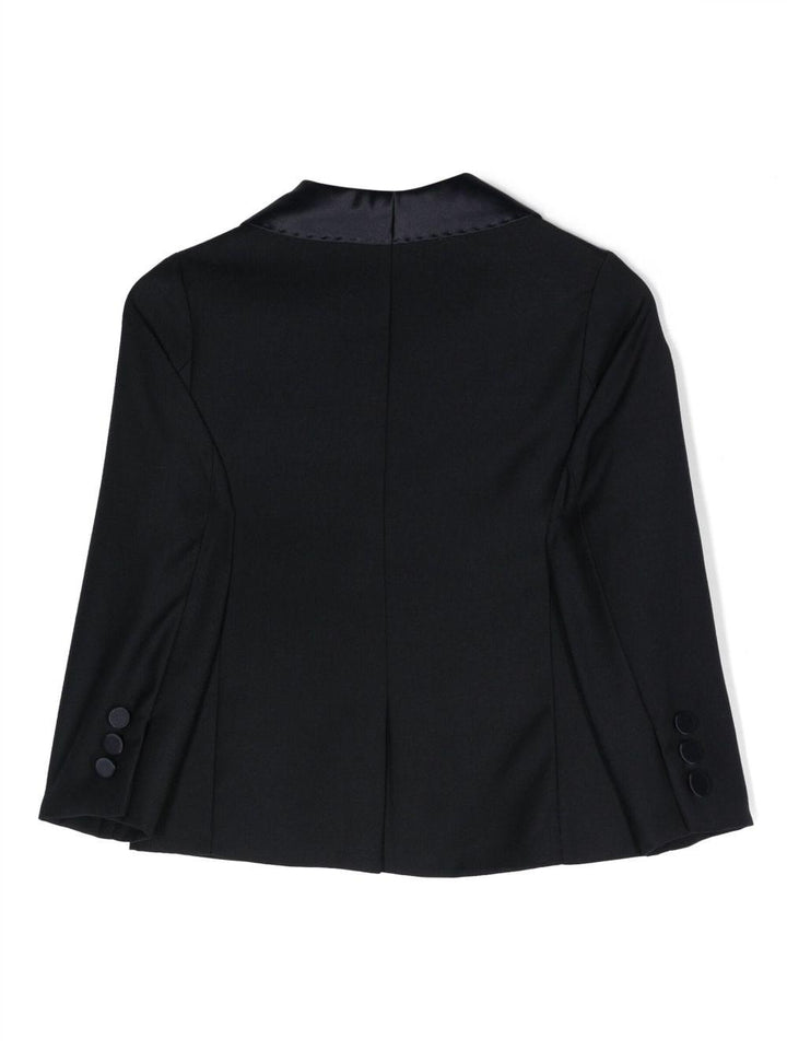 Blazer monopetto classico blu bambina 25B1052354 056S Monnalisa kids 