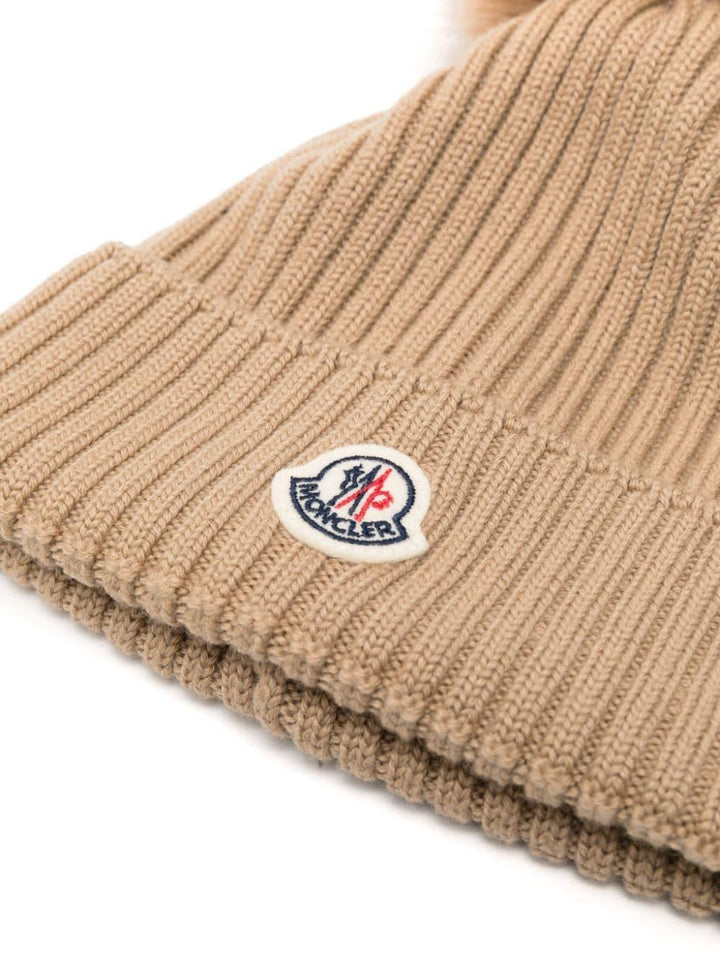 Cappello beige bambina