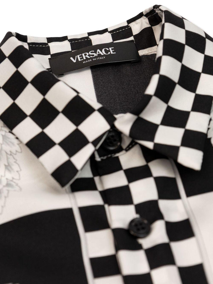 Camicia bianca/nera bambino
