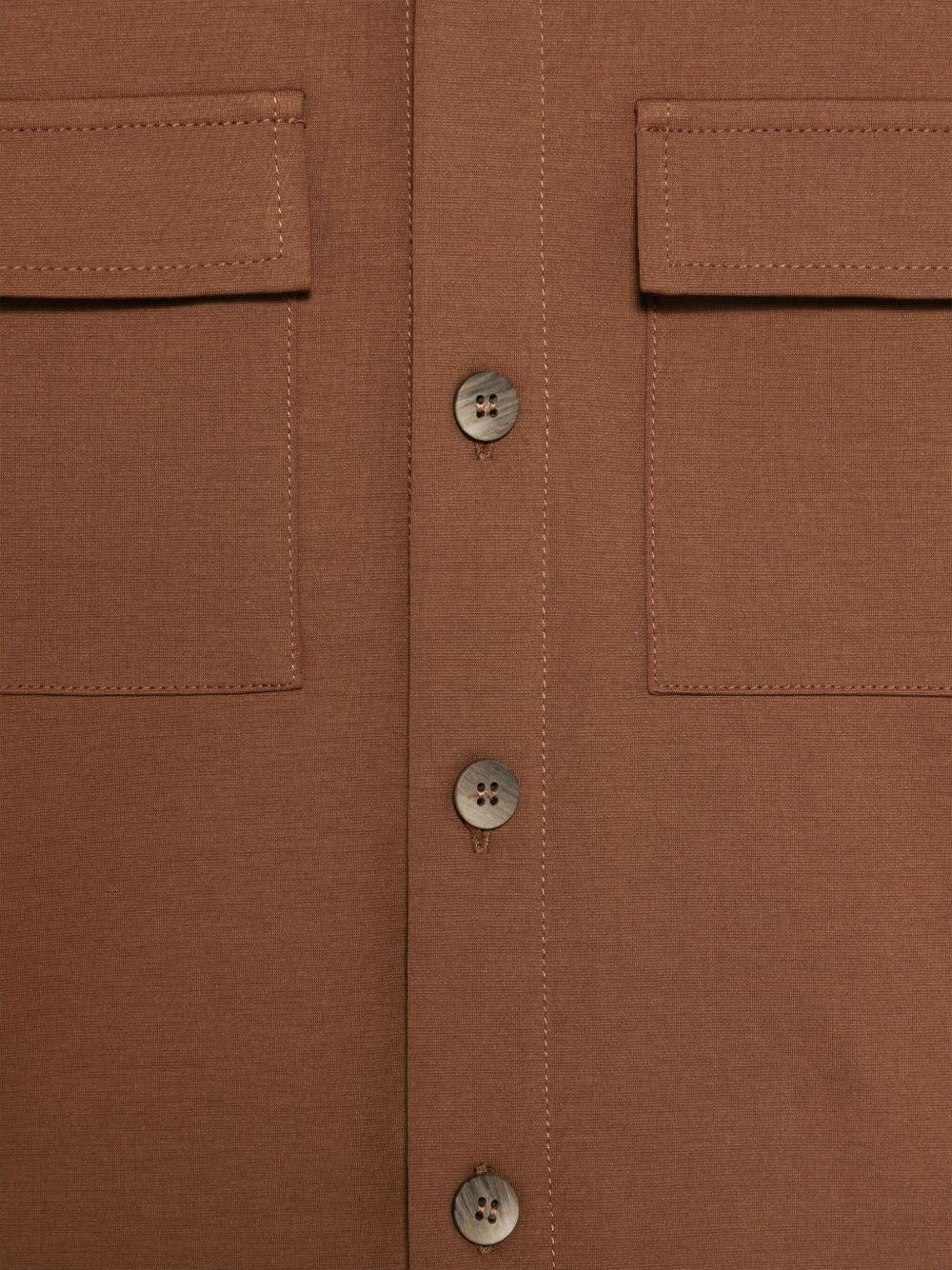 camicia marrone bambino PP3930 TABAC Paolo Pecora kids 