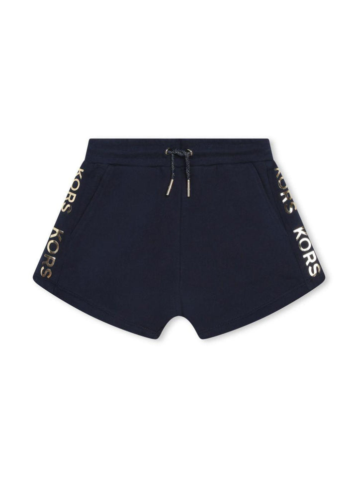 shorts blu bambina