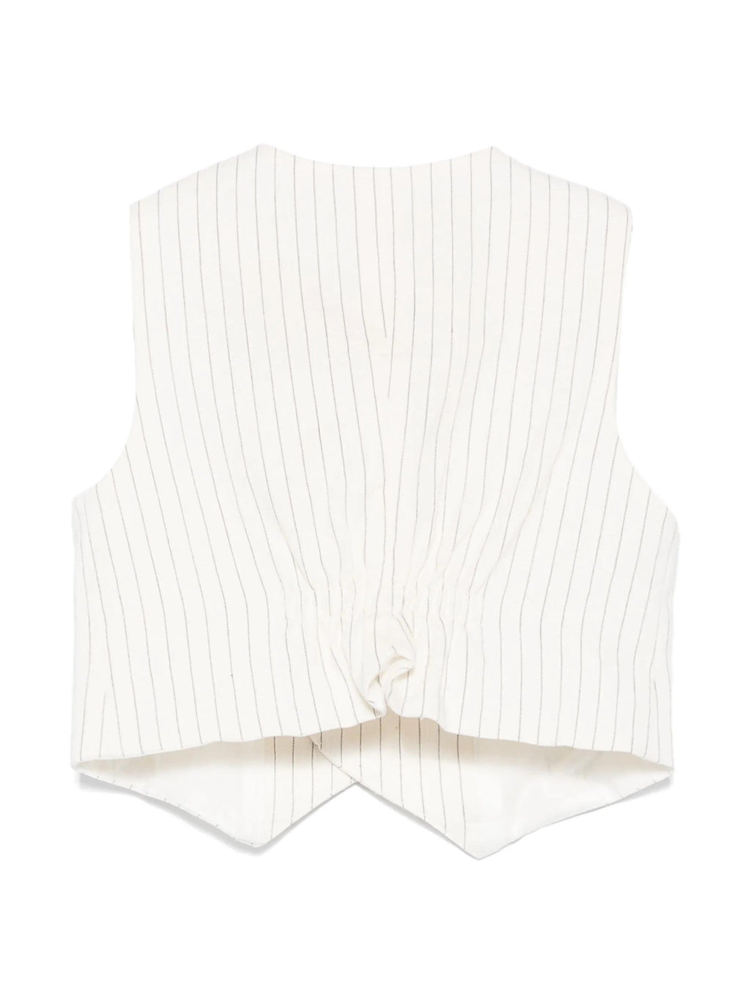 gilet bianco neonato P25GI055C1086 100 IL GUFO 