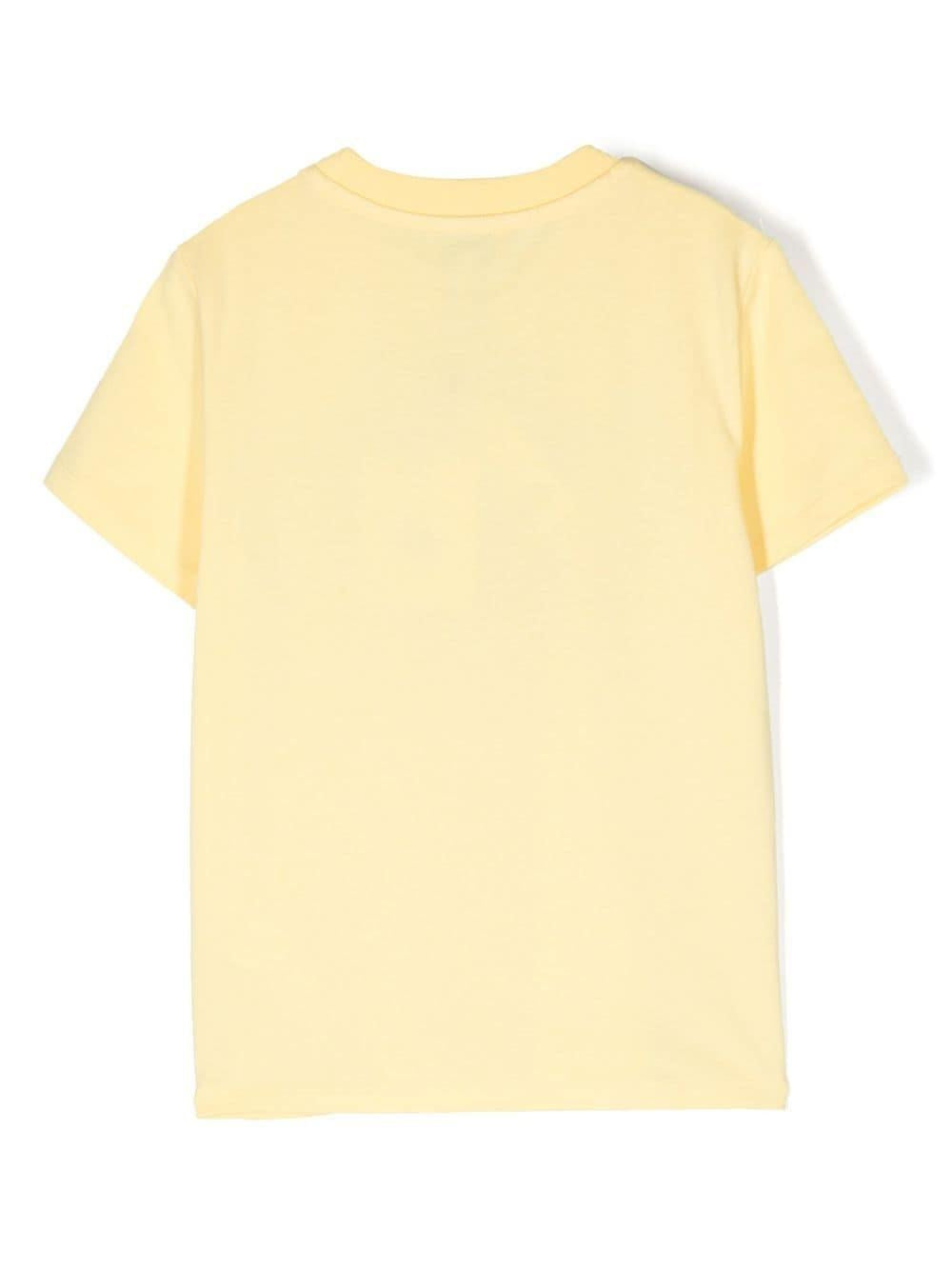 T-shirt gialla bambino K25783 524 KENZO KIDS 