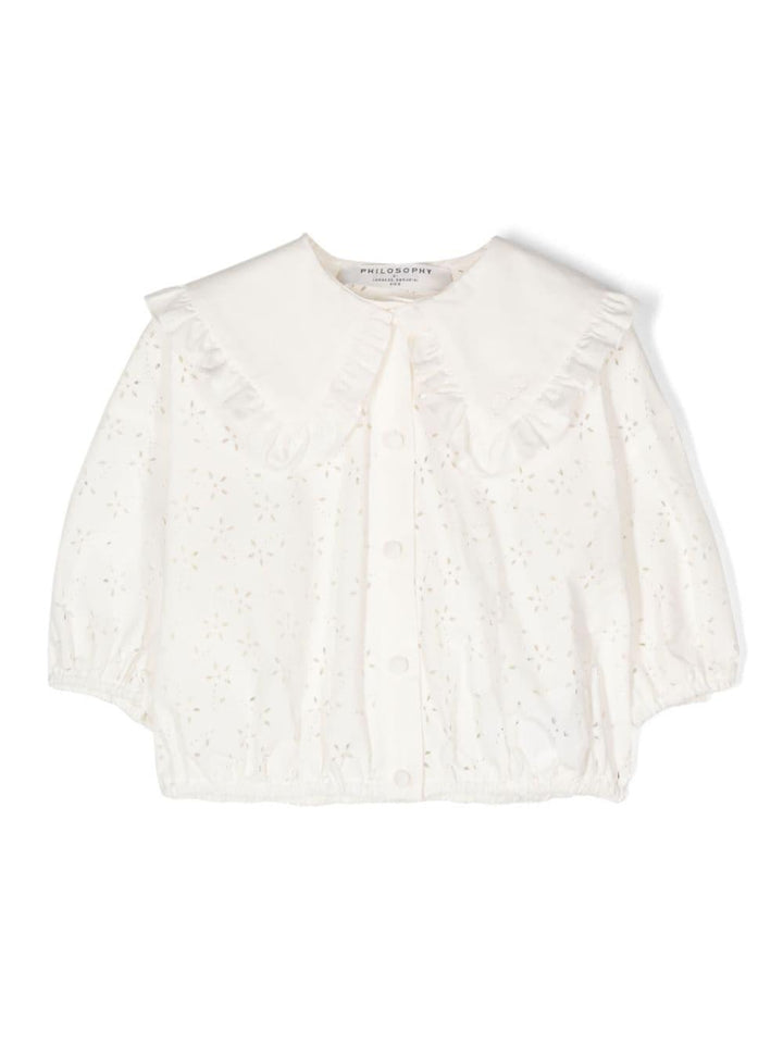 camicia bianca bambina