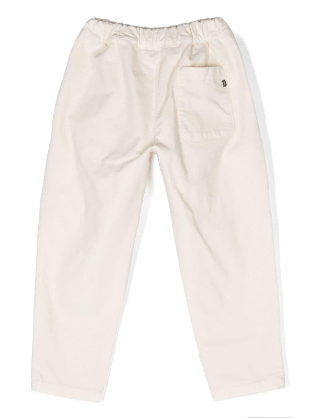 Pantaloni bianco crema bambino