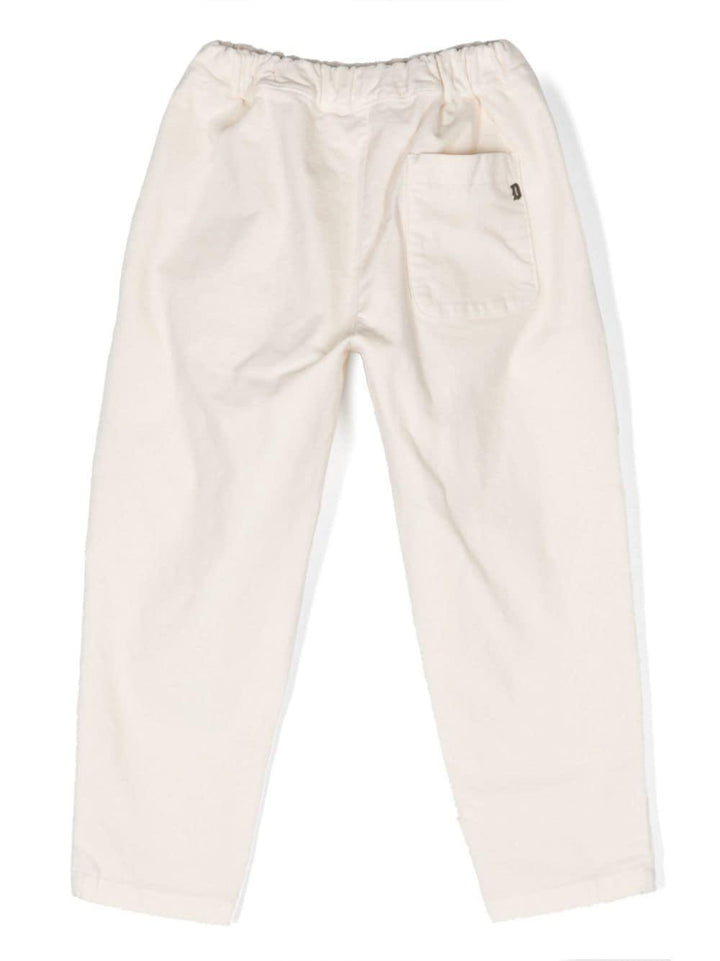 Pantaloni bianco crema bambino