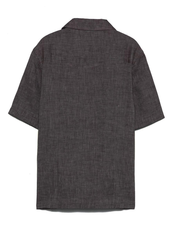 camicia marrone bambino