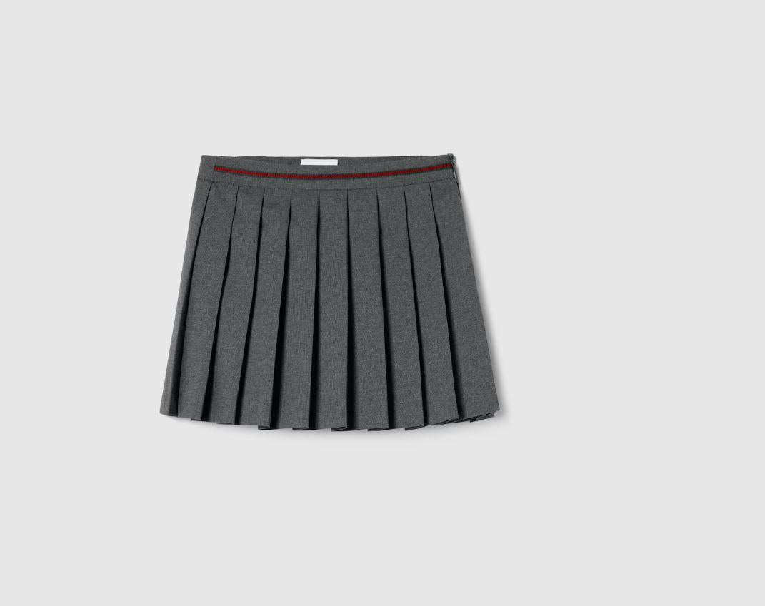 gonna grigia bambina 828488XWA1Z 1401 GUCCI KIDS 