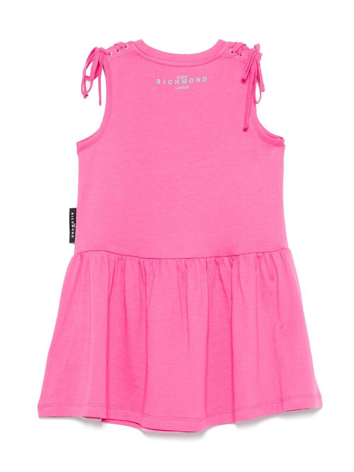 abito rosa bambina