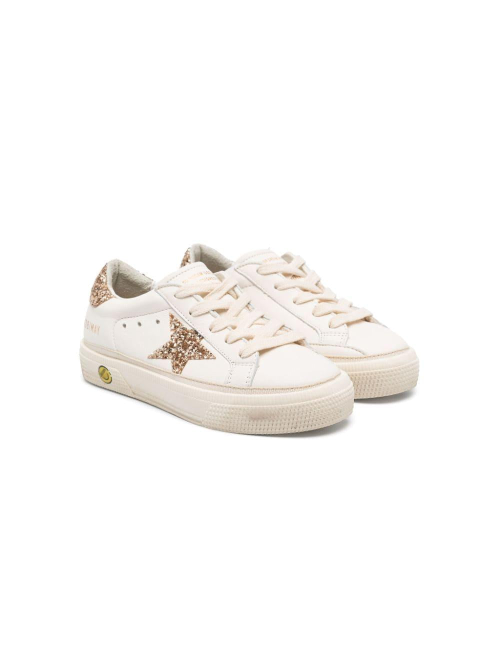 Sneakers bambino bianco crema GYF00112F005323 10272 GOLDEN GOOSE 