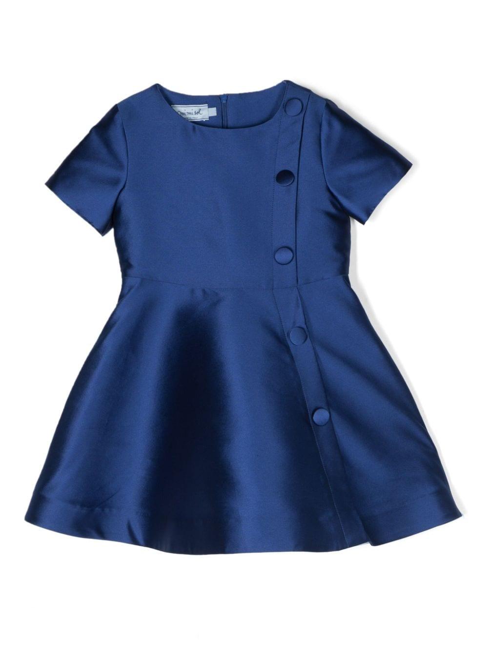 Abito blu bambina