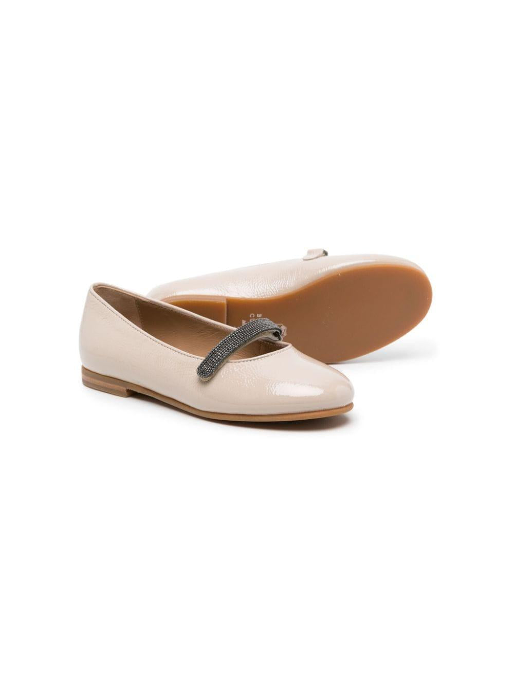 Ballerine beige bambina