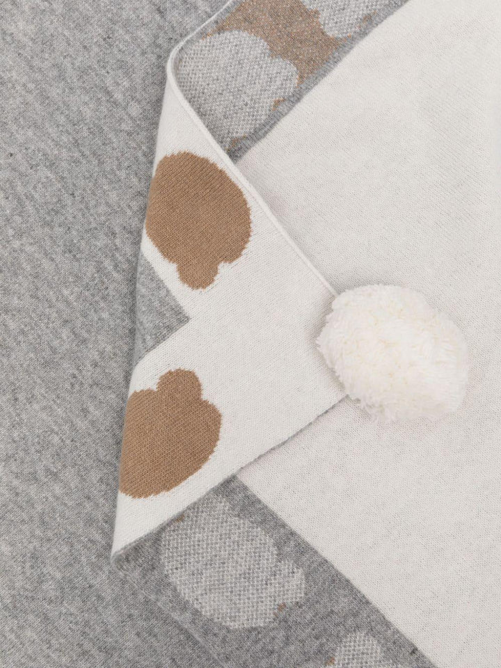 Coperta grigia neonato unisex
