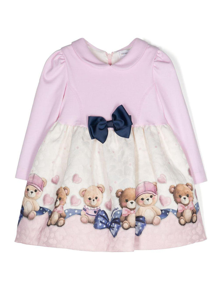 abito rosa neonata 31D9104653 0190 Monnalisa kids 