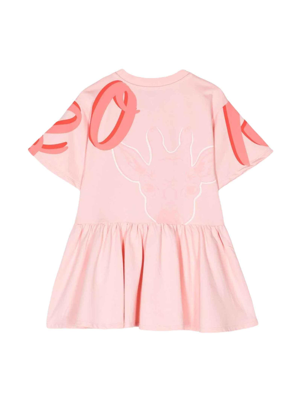 Abito rosa bambina K12293 46G KENZO KIDS 