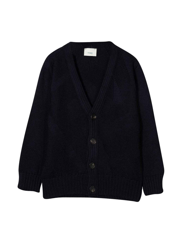 Cardigan blu bambino