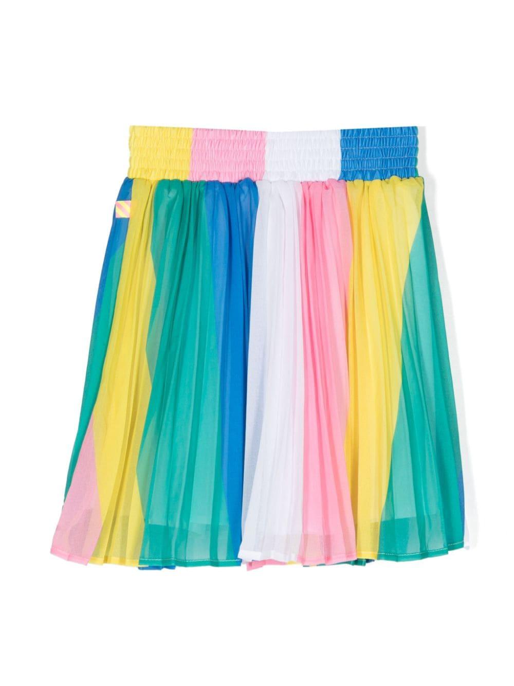 Minigonna bambina multicolore