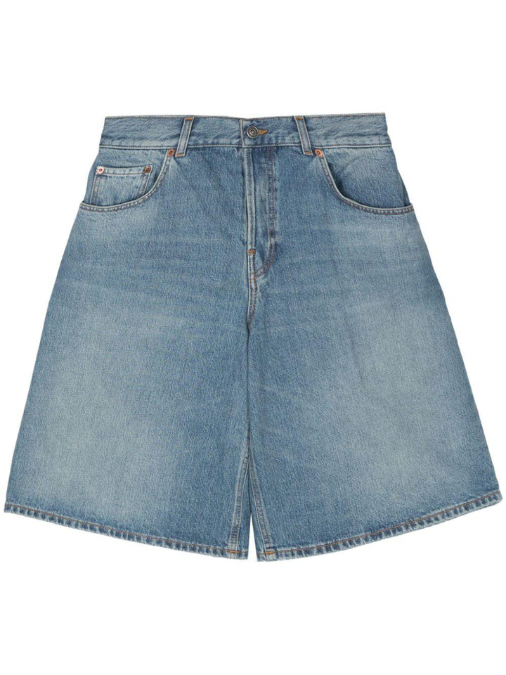 Shorts blu denim donna