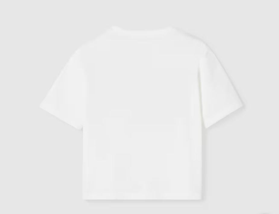 t-shirt bianca bambina 835229XJHFJ 9214 GUCCI KIDS 