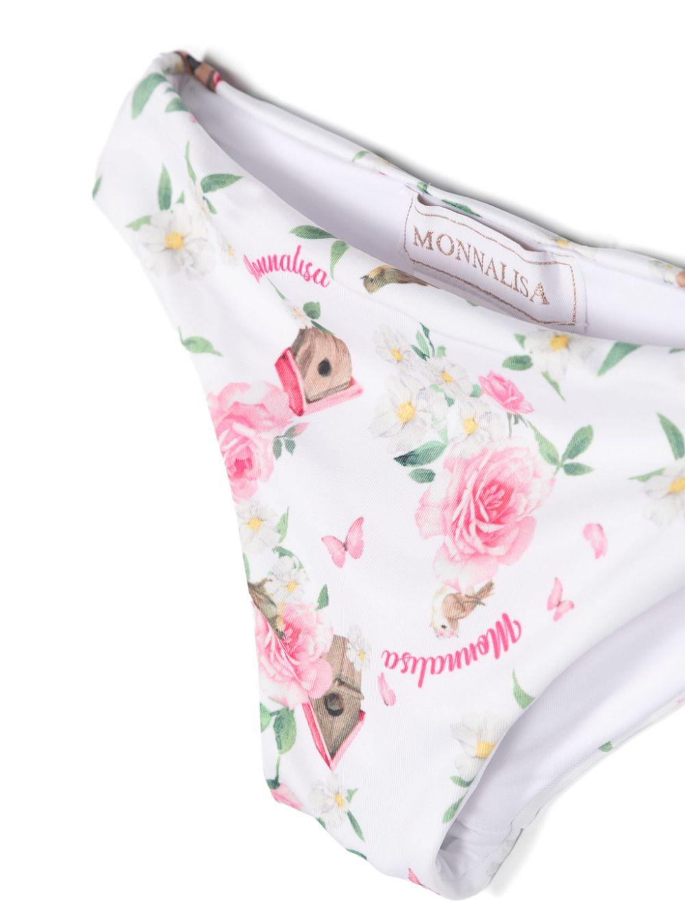Bikini bianco/multicolor neonata