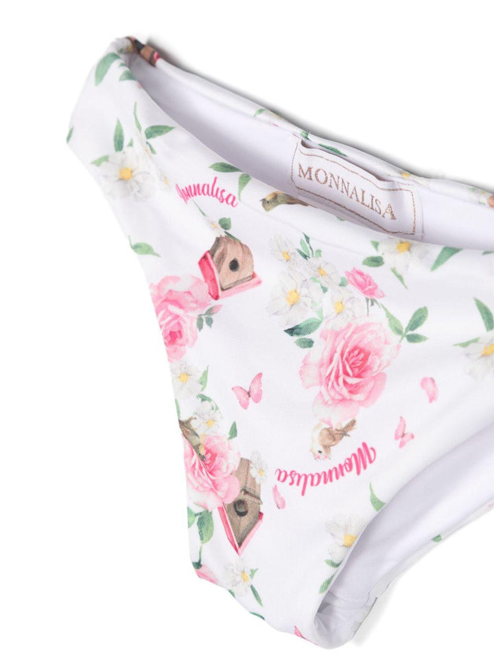 Bikini bianco/multicolor neonata
