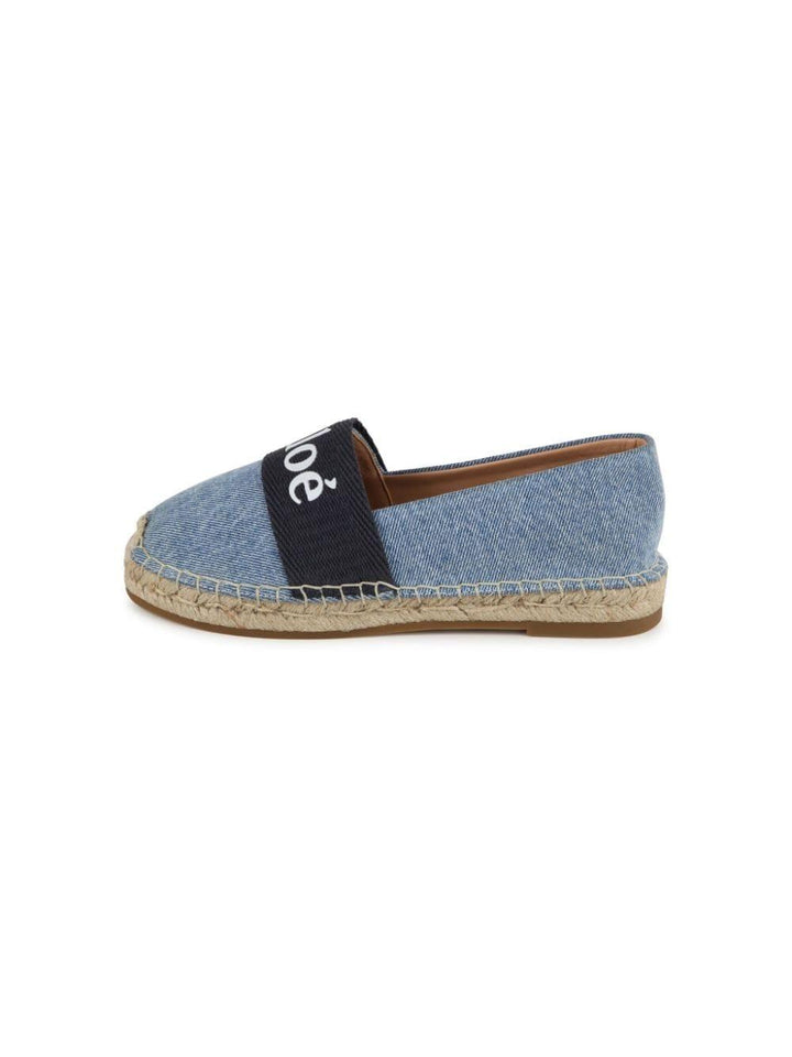 Espadrilles bambina blu/denim C20137 Z10 CHLOÉ KIDS 