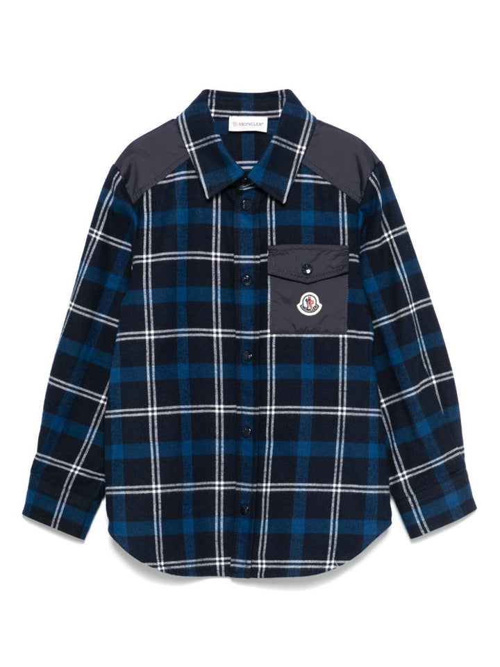 Camicia blu bambino