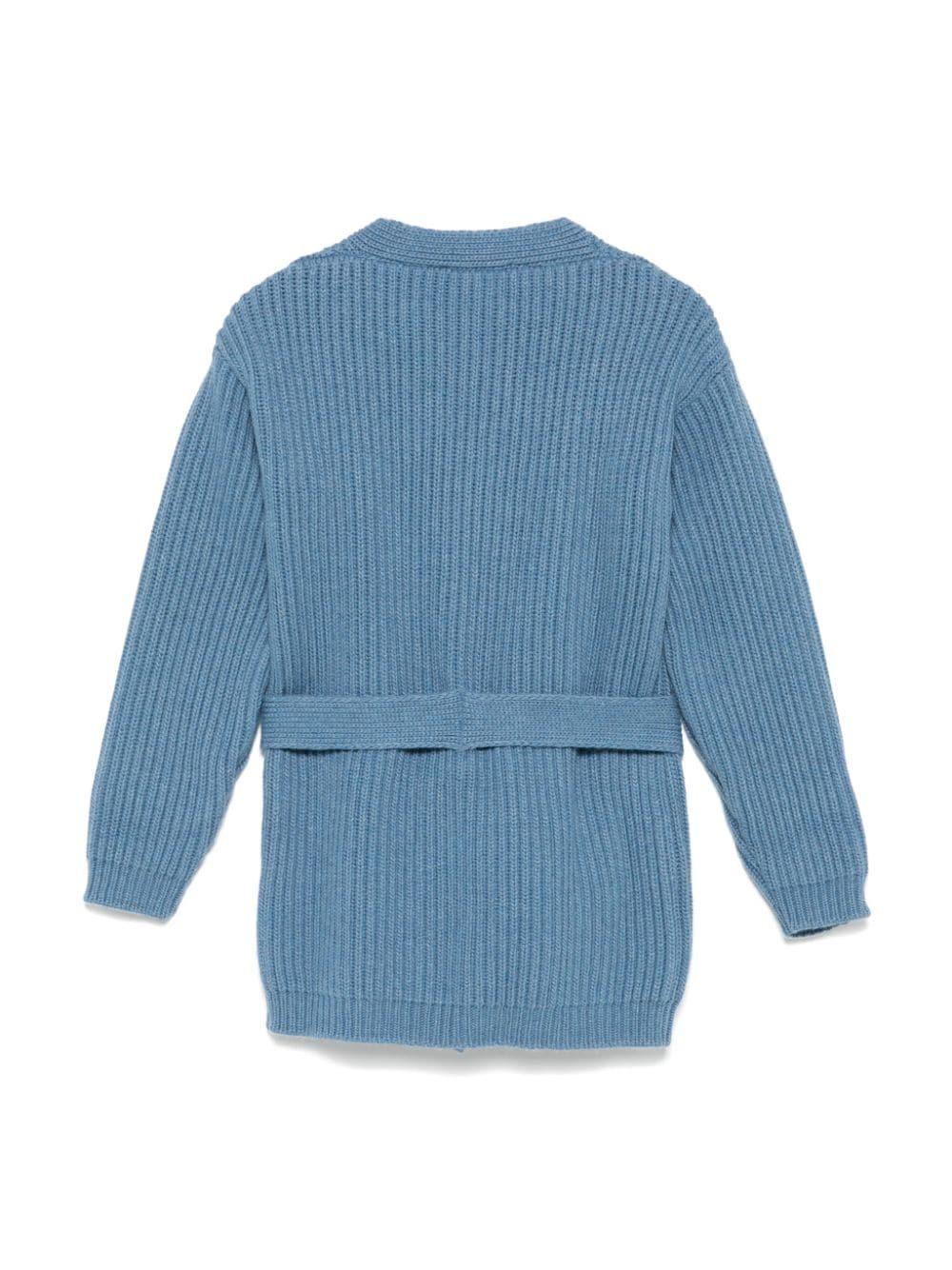 cardigan celeste bambina