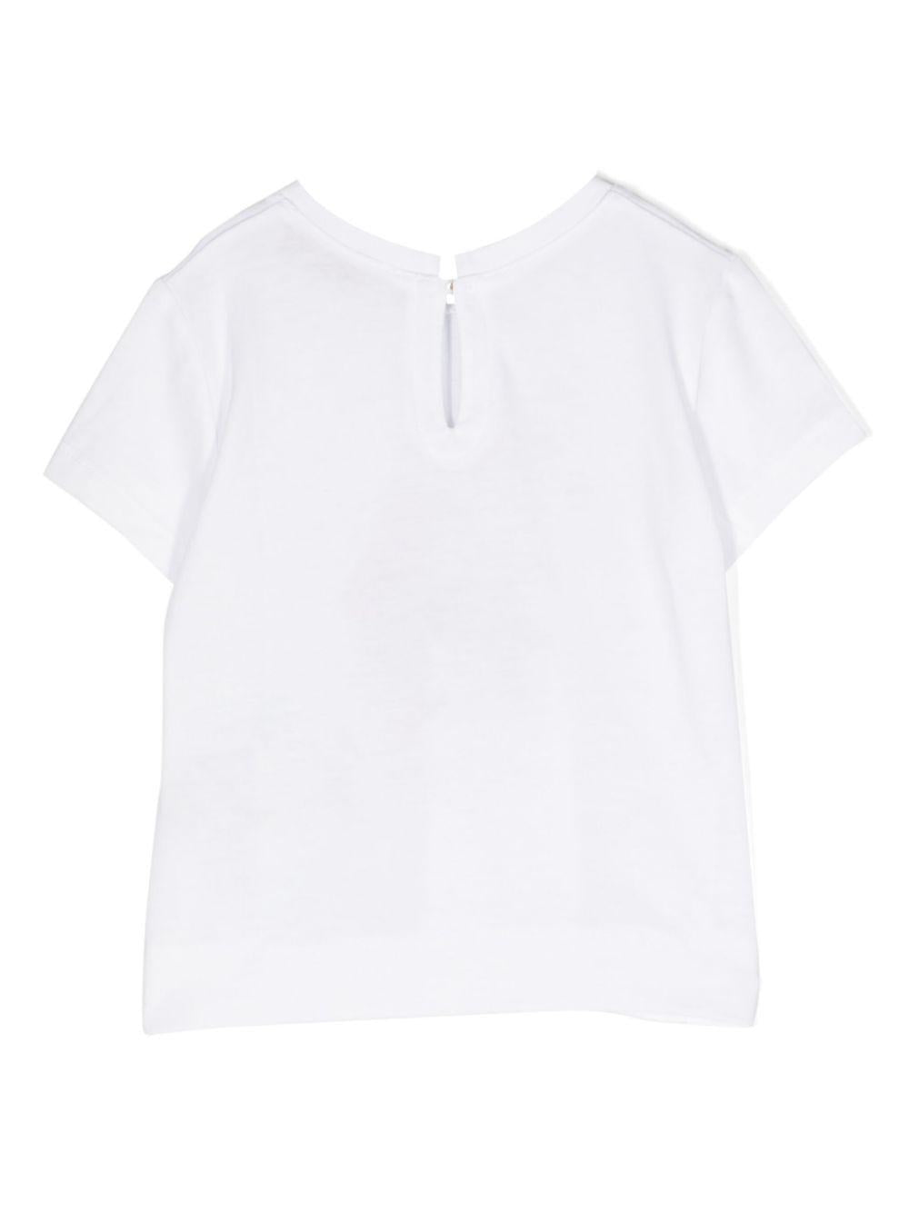 T-shirt bianca neonata