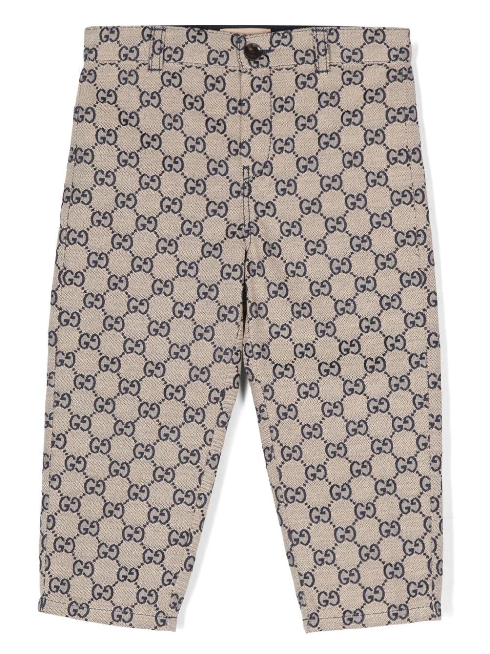 Pantaloni beige neonato unisex 791202XWA2M 9118 GUCCI KIDS 