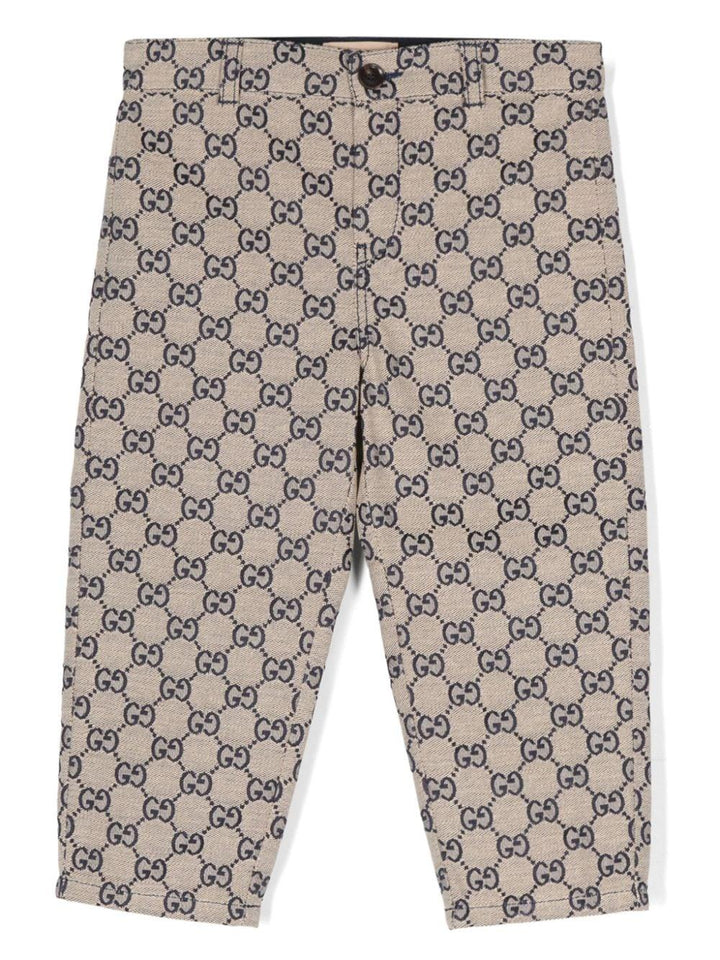 Pantaloni beige neonato unisex 791202XWA2M 9118 GUCCI KIDS 