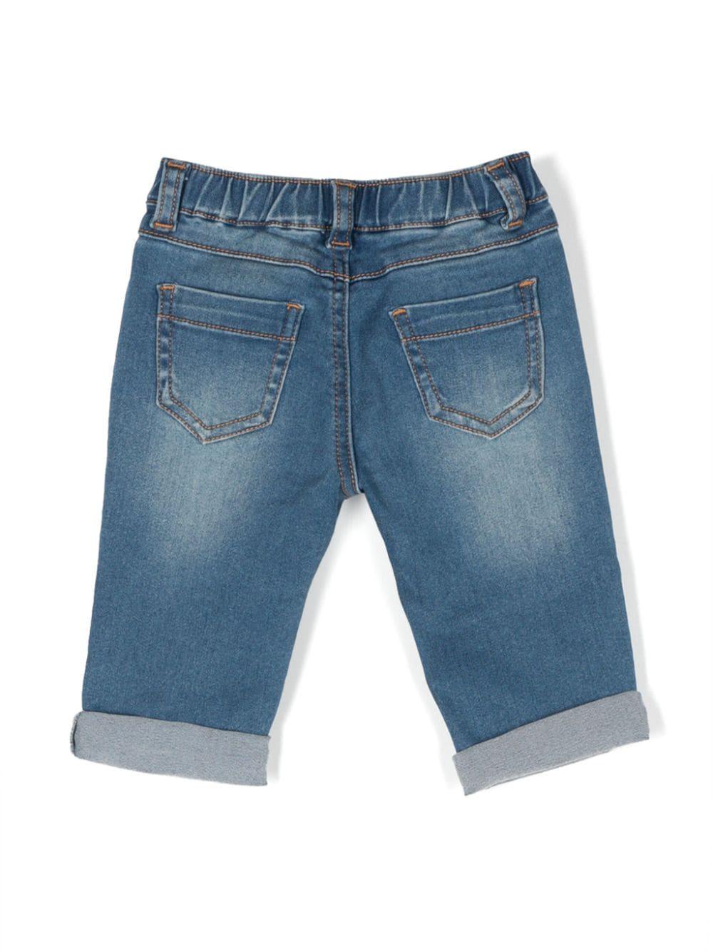 Jeans indaco neonato