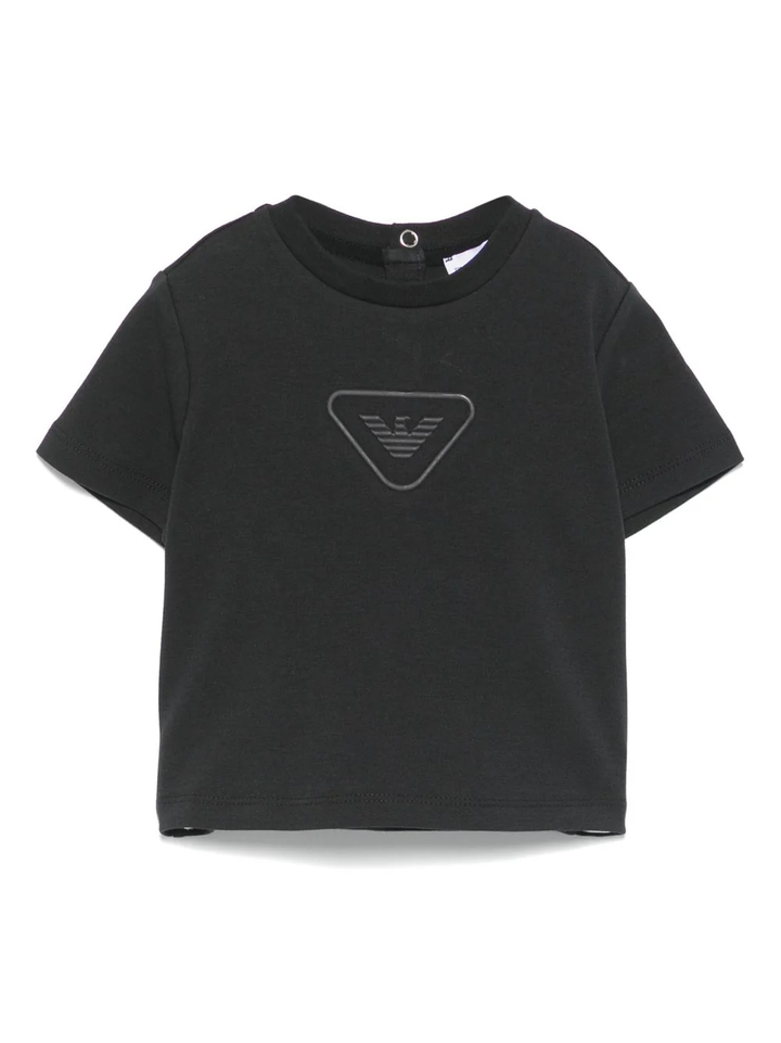 t-shirt blu neonato EB000361AF13450 UB118 EMPORIO ARMANI KIDS 