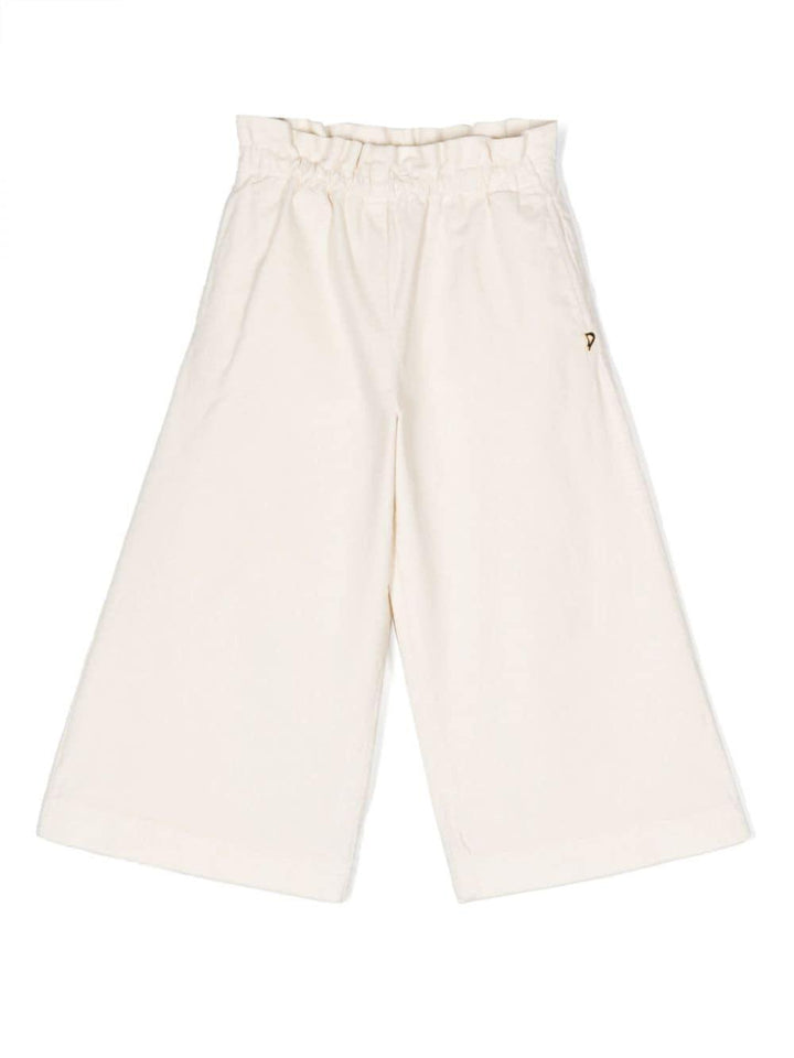 Pantaloni bianchi bambina