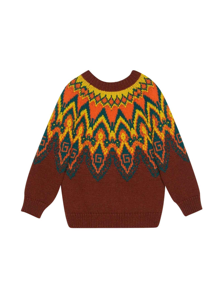 Maglione marrone bambino