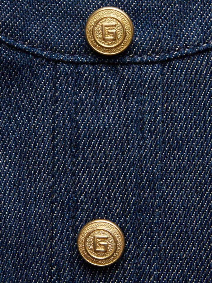 Abito blu denim bambina