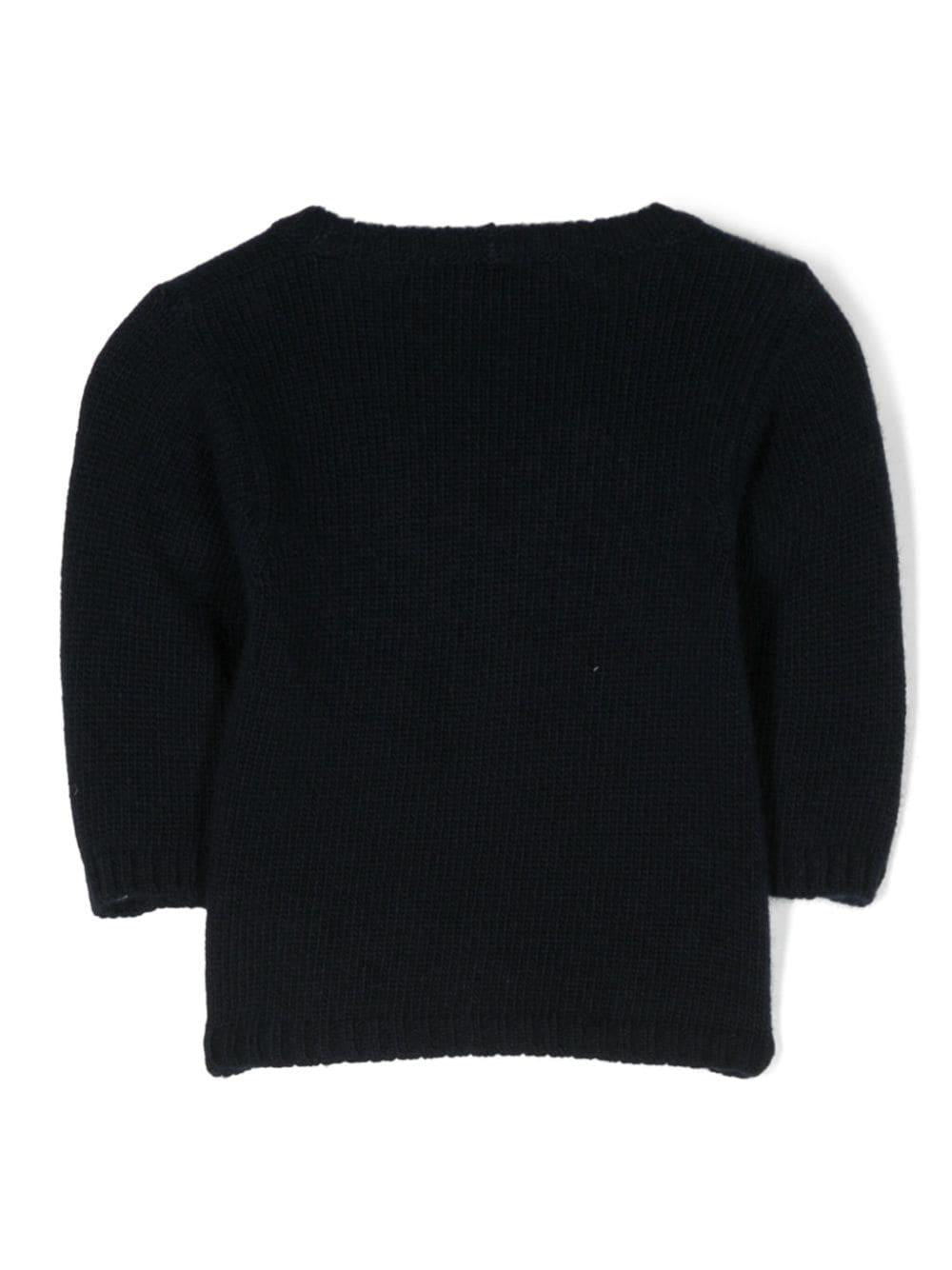 Cardigan blu neonata