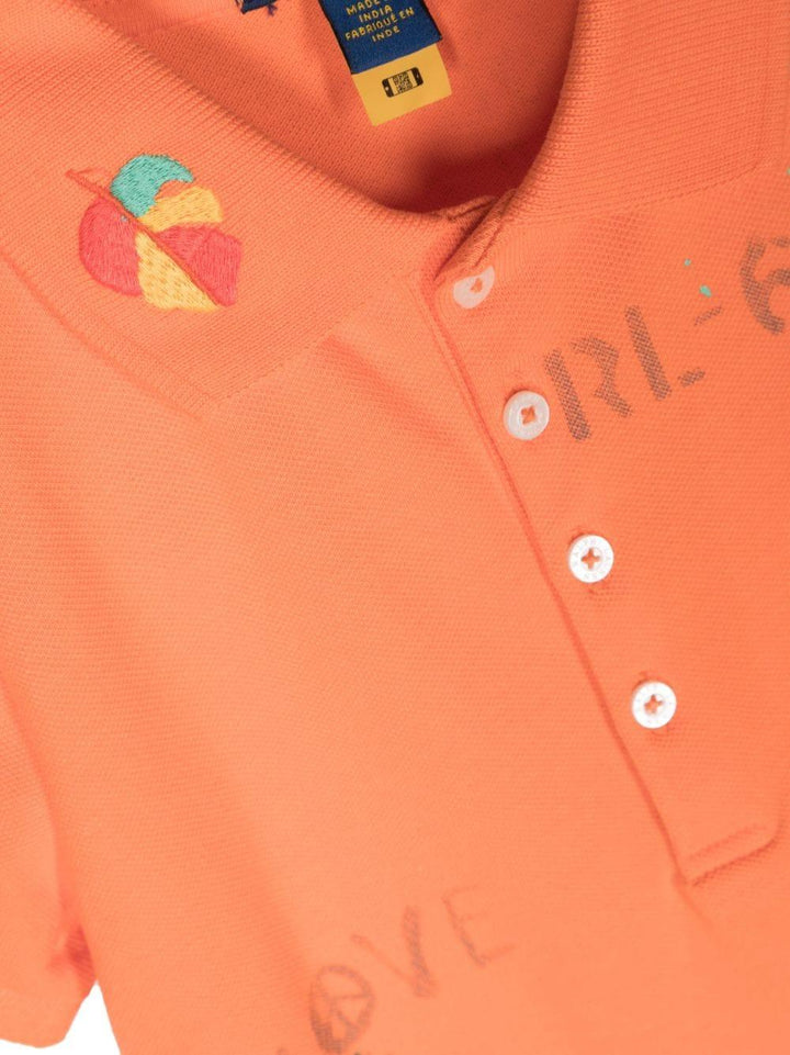 Polo arancione bambino
