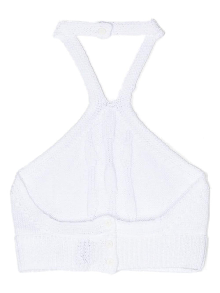 Top bianco bambina