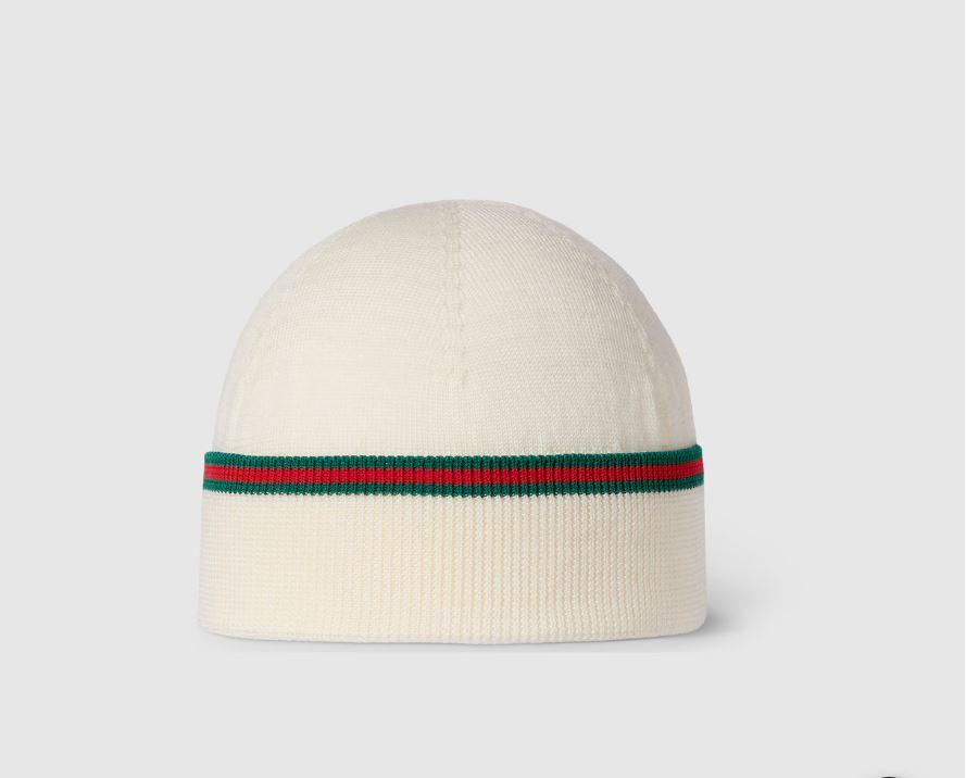 cappello bianco neonato 8289153K206 9166 GUCCI KIDS 