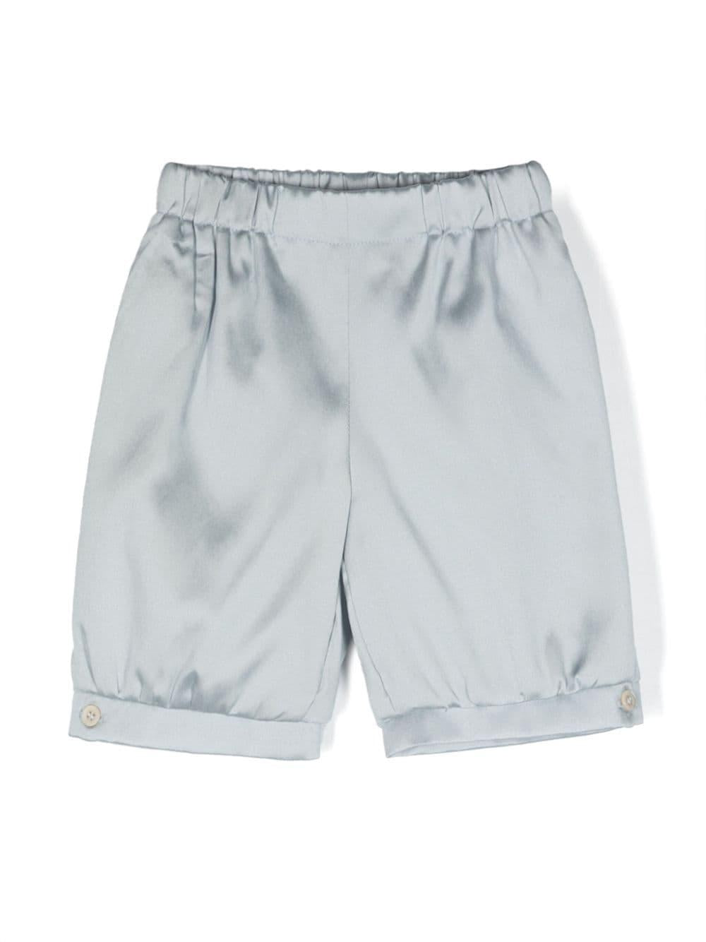 Shorts azzurri neonato CCBR55S66 01 la stupenderia 