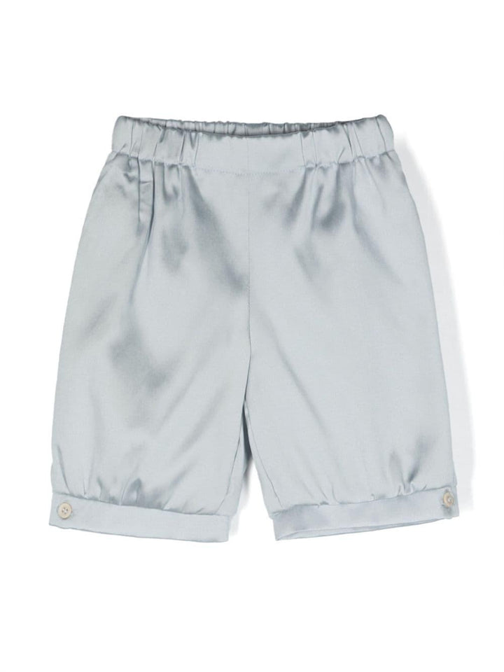 Shorts azzurri neonato CCBR55S66 01 la stupenderia 